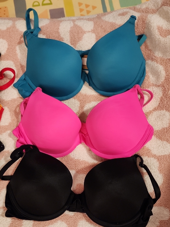 PINK Victoria's Secret Other - Victoria's Secret Black and Pink Push-Up T-Shirt Bra